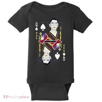 RBG Queen R.B.G. Ruther Bader Ginsburg  Baby Bodysuit