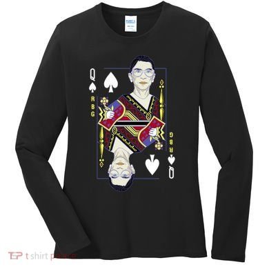 RBG Queen R.B.G. Ruther Bader Ginsburg  Women's Long Sleeve Shirt