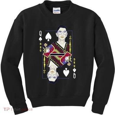 RBG Queen R.B.G. Ruther Bader Ginsburg  Kids Sweatshirt