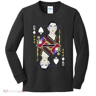 RBG Queen R.B.G. Ruther Bader Ginsburg  Kids Long Sleeve Shirt