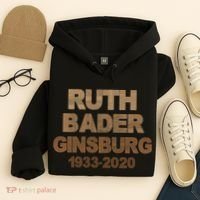 RBG Ruth Bader Ginsburg 1933-2020 Hoodie thumb 4