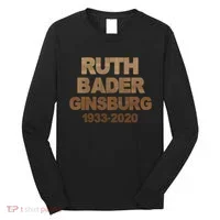 RBG Ruth Bader Ginsburg 1933-2020 Long Sleeve Shirt thumb 0