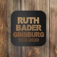 RBG Ruth Bader Ginsburg 1933-2020 Coaster thumb 0