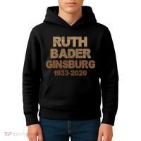 RBG Ruth Bader Ginsburg 1933-2020 Kids Hoodie thumb 4