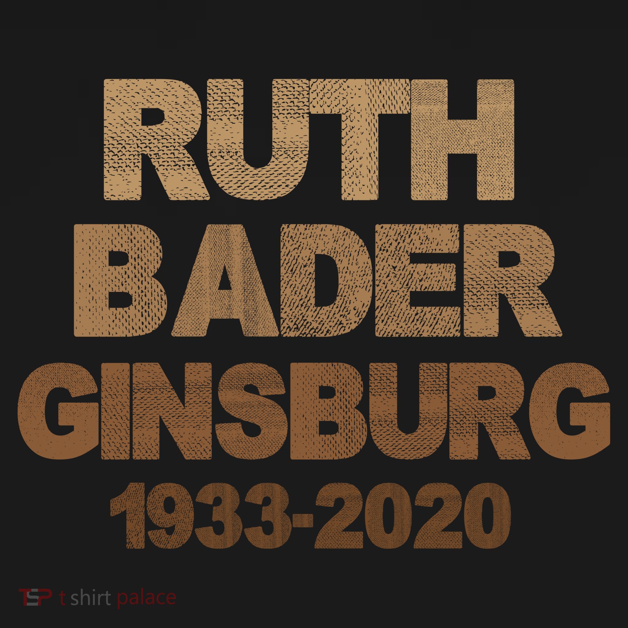 RBG Ruth Bader Ginsburg 1933-2020 Kids T-Shirt