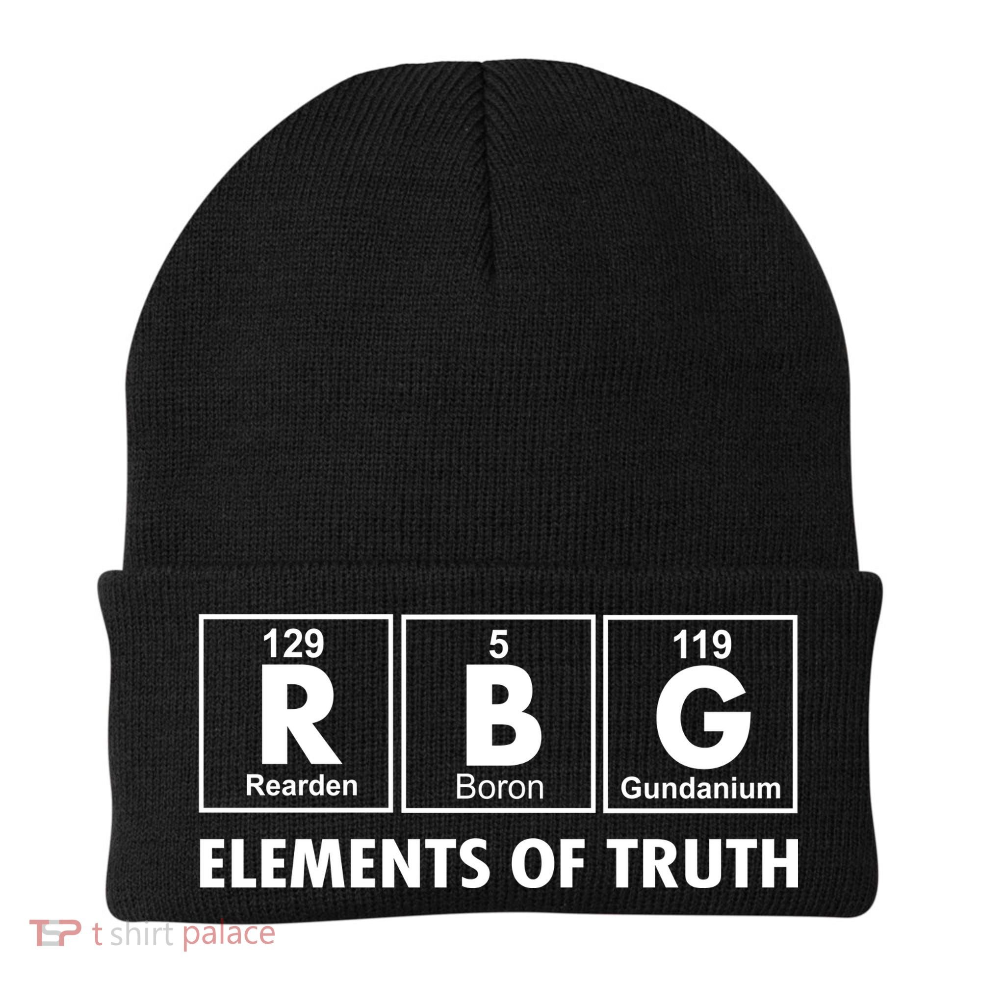 RBG The Element Of Truth Ruth Bader Ginsburg Beanie