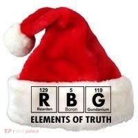 RBG The Element Of Truth Ruth Bader Ginsburg Santa Hat thumb 0