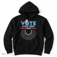 RBG Vote And Tell Them Ruth Sent You RBG Tribute Hoodie thumb 0