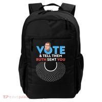 RBG Vote And Tell Them Ruth Sent You RBG Tribute Backpack thumb 0