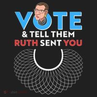 RBG Vote And Tell Them Ruth Sent You RBG Tribute Beanie thumb 2