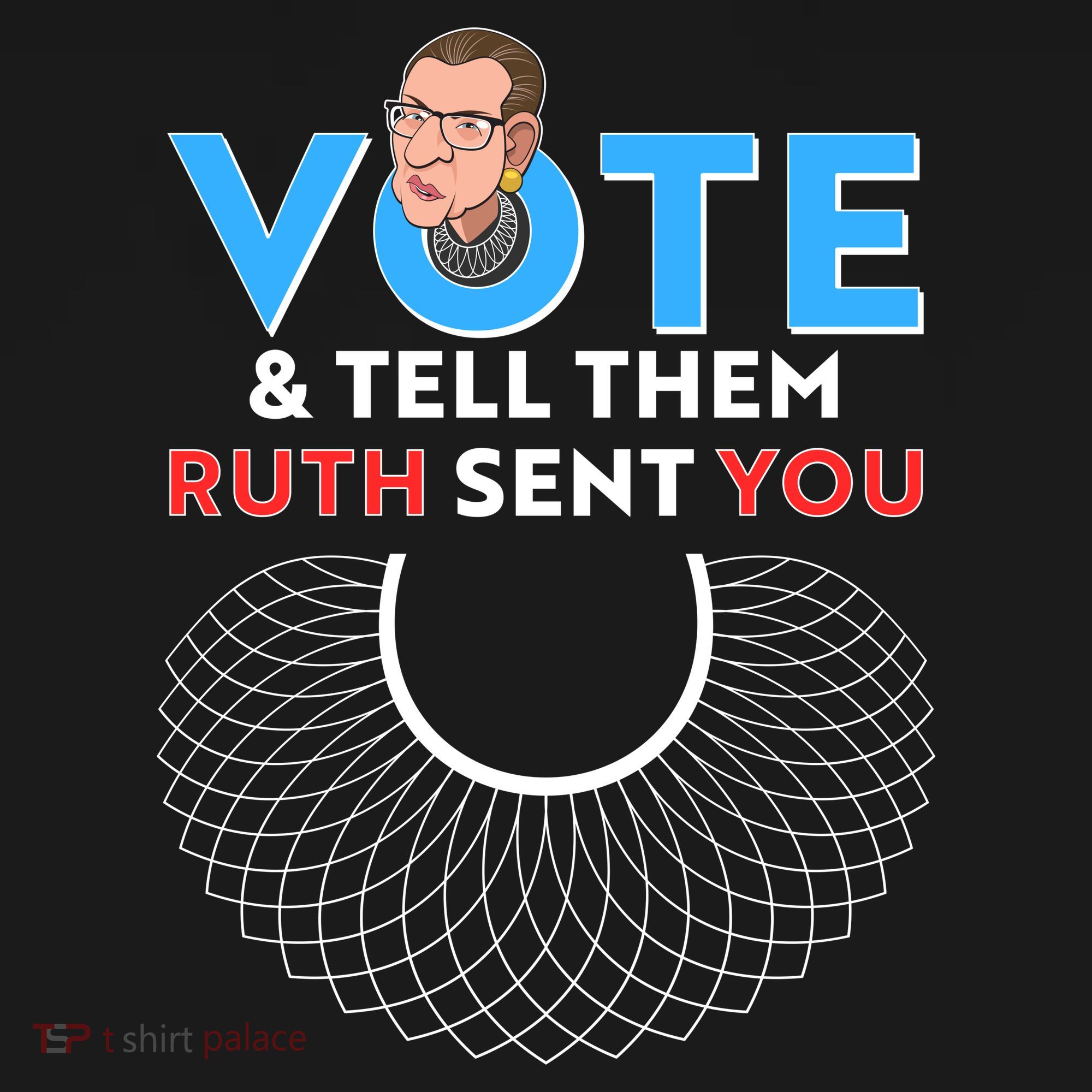 RBG Vote And Tell Them Ruth Sent You RBG Tribute Mousepad