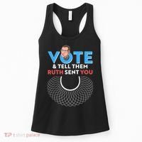 RBG Vote And Tell Them Ruth Sent You RBG Tribute Women's Tank Top thumb 0
