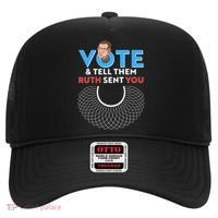 RBG Vote And Tell Them Ruth Sent You RBG Tribute Hat thumb 0