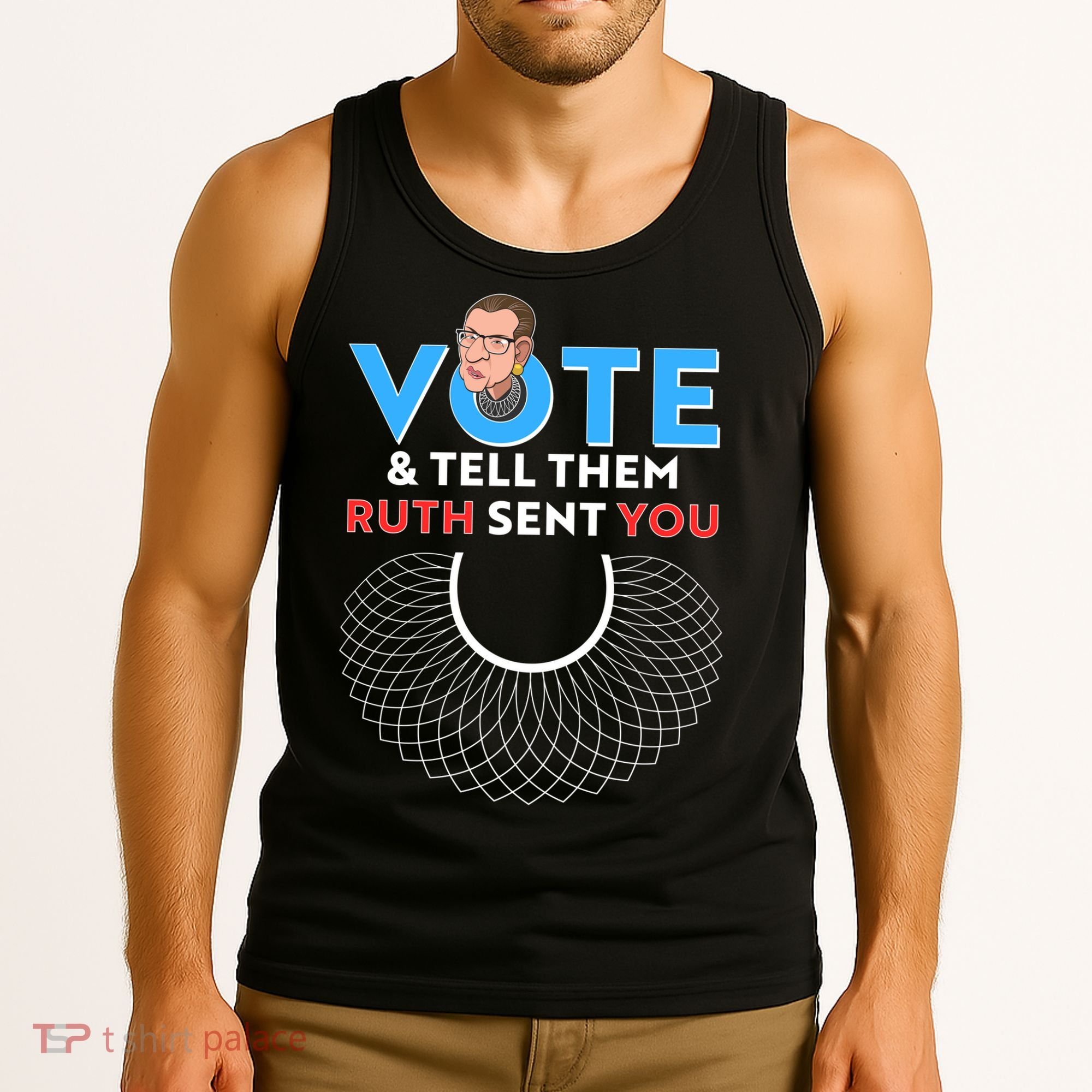 RBG Vote And Tell Them Ruth Sent You RBG Tribute Tank Top