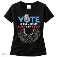 RBG Vote And Tell Them Ruth Sent You RBG Tribute Women's T-Shirt thumb 0