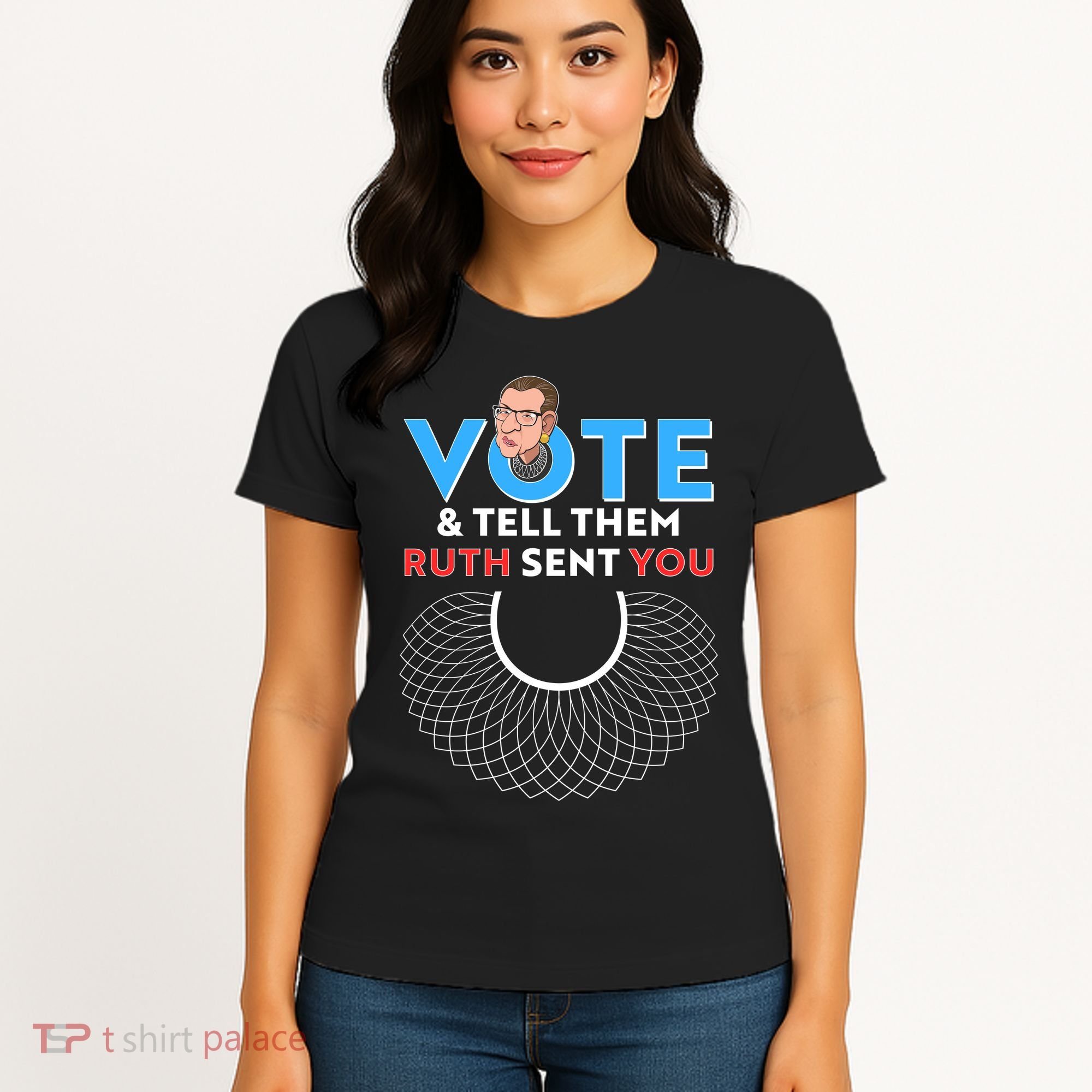 RBG Vote And Tell Them Ruth Sent You RBG Tribute Women's T-Shirt