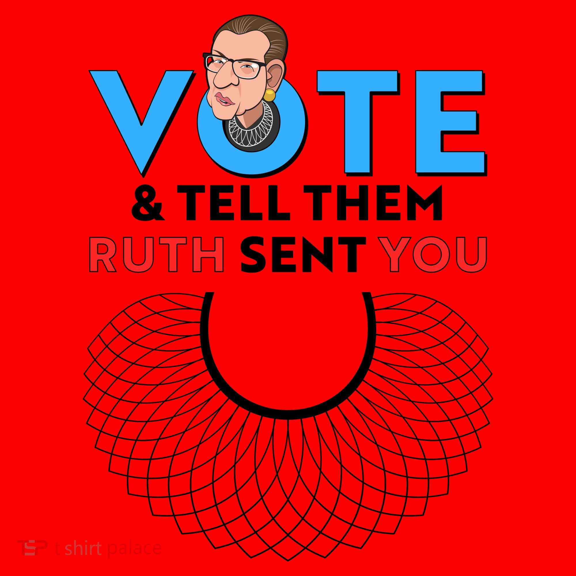 RBG Vote And Tell Them Ruth Sent You RBG Tribute Santa Hat