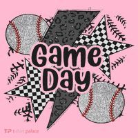 Retro Baseball Game Day Checkered Leopard Baseball Mama Mom Coaster thumb 2