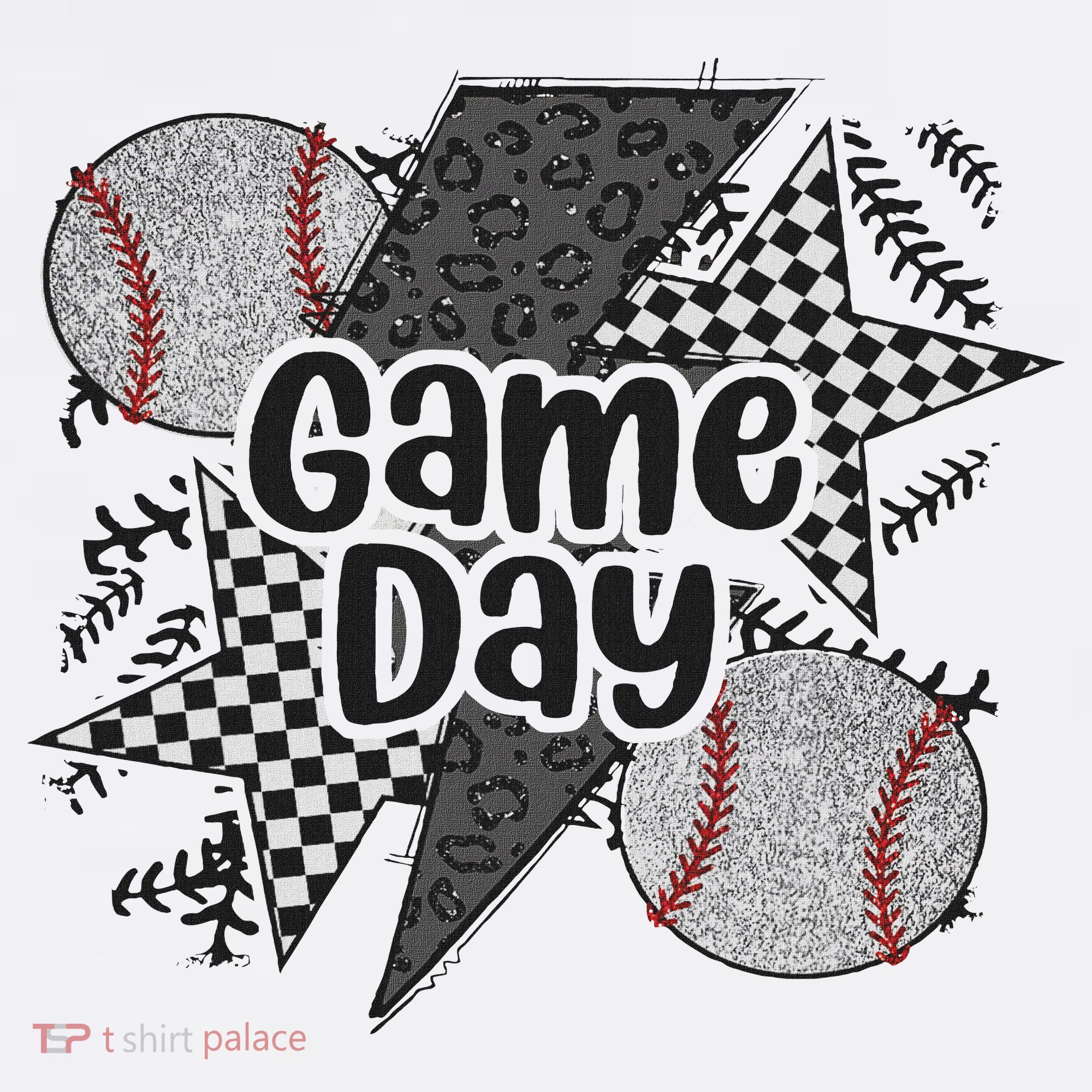 Retro Baseball Game Day Checkered Leopard Baseball Mama Mom Sweatshirt