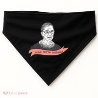 Ruth Bader Ginsburg Vote We Are Ruthless Feminist USA-Made Doggie Bandana thumb 0