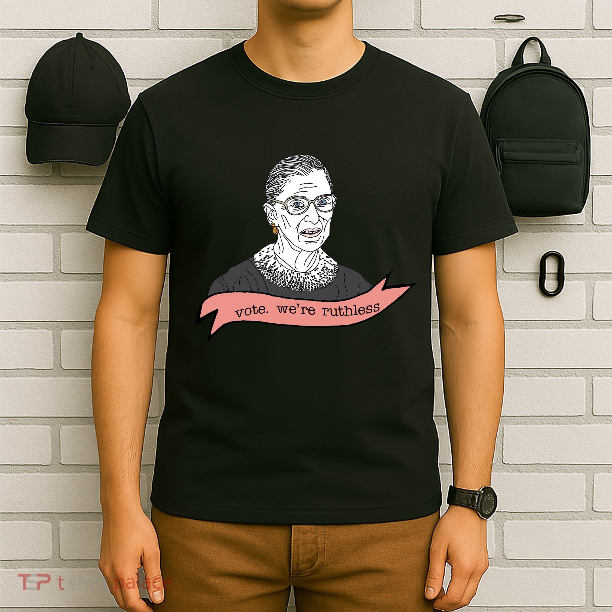 Ruth Bader Ginsburg Vote We Are Ruthless Feminist T-Shirt
