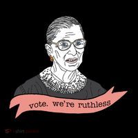 Ruth Bader Ginsburg Vote We Are Ruthless Feminist Coffee Mug thumb 5