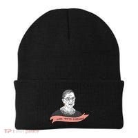 Ruth Bader Ginsburg Vote We Are Ruthless Feminist Beanie thumb 0