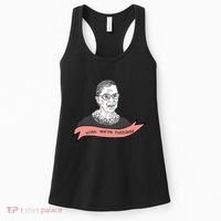 Ruth Bader Ginsburg Vote We Are Ruthless Feminist Women's Tank Top thumb 0
