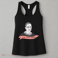 Ruth Bader Ginsburg Vote We Are Ruthless Feminist Women's Tank Top thumb 3