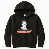 Ruth Bader Ginsburg Vote We Are Ruthless Feminist Kids Hoodie thumb 0
