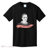 Ruth Bader Ginsburg Vote We Are Ruthless Feminist Kids T-Shirt thumb 0