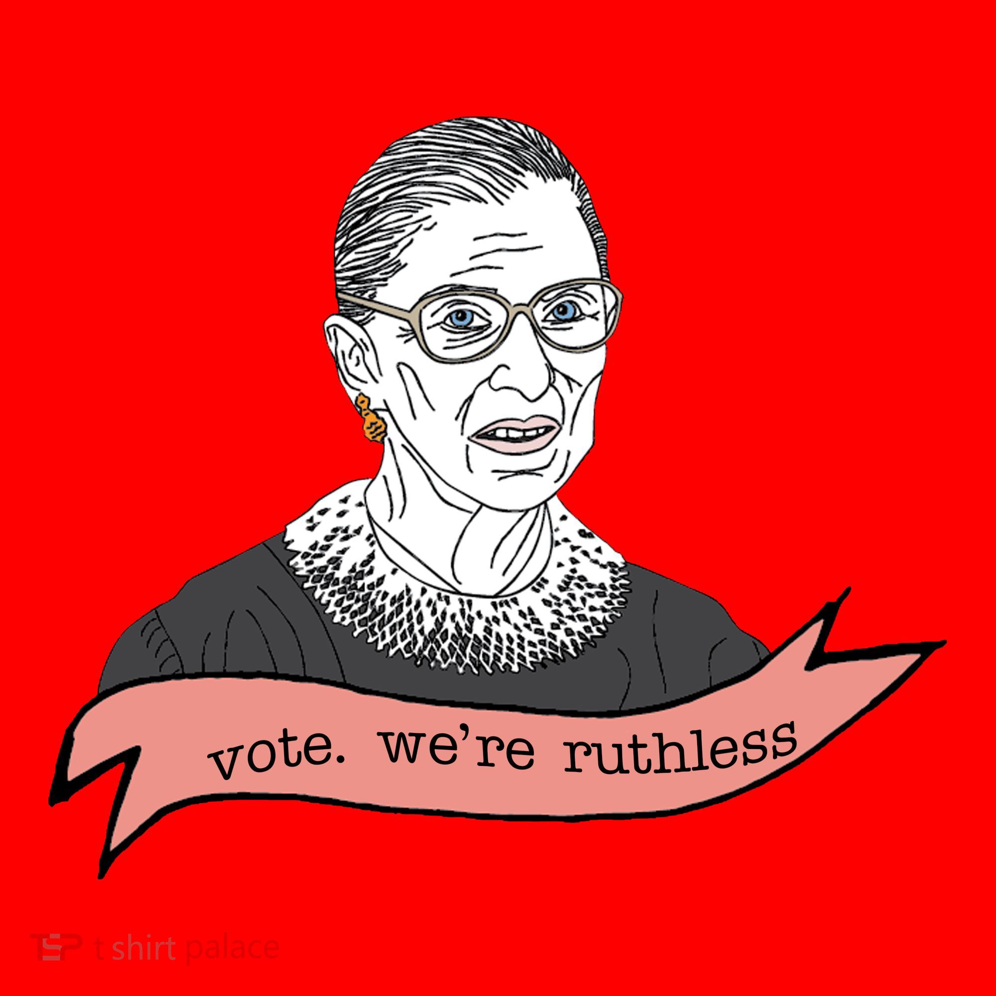 Ruth Bader Ginsburg Vote We Are Ruthless Feminist Santa Hat