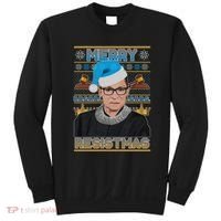 Ruth Bader Ginsburg RBG Merry Resistmas Ugly Christmas Sweater Sweatshirt thumb 0