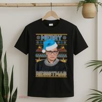 Ruth Bader Ginsburg RBG Merry Resistmas Ugly Christmas Sweater T-Shirt thumb 2