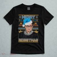 Ruth Bader Ginsburg RBG Merry Resistmas Ugly Christmas Sweater T-Shirt thumb 5