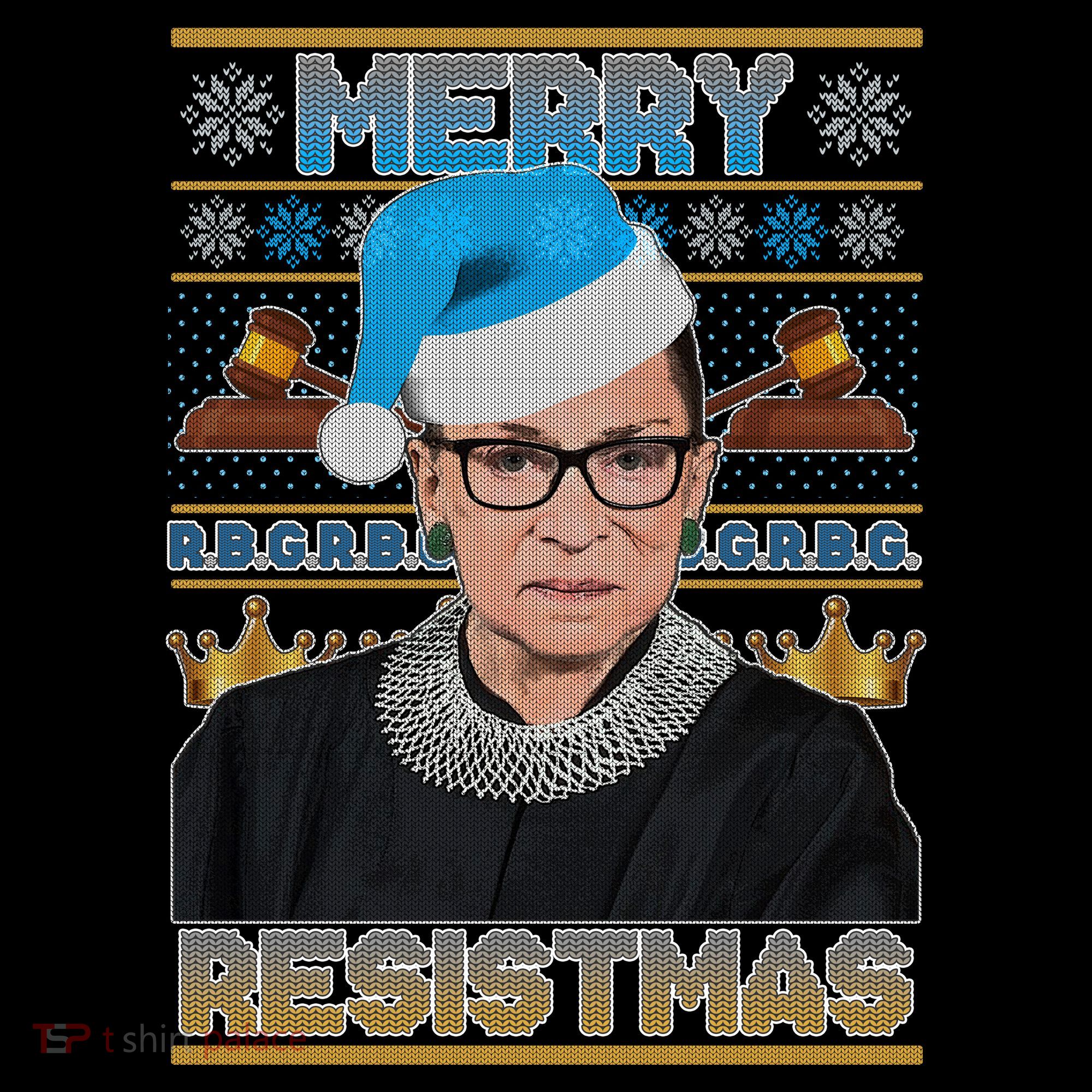 Ruth Bader Ginsburg RBG Merry Resistmas Ugly Christmas Sweater Coffee Mug
