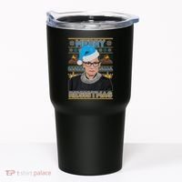 Ruth Bader Ginsburg RBG Merry Resistmas Ugly Christmas Sweater Tumbler thumb 0