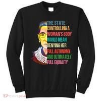 Ruth Bader Ginsburg Pro Choice My Body My Choice Feminist Sweatshirt thumb 0