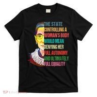 Ruth Bader Ginsburg Pro Choice My Body My Choice Feminist T-Shirt thumb 0
