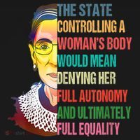 Ruth Bader Ginsburg Pro Choice My Body My Choice Feminist T-Shirt thumb 7