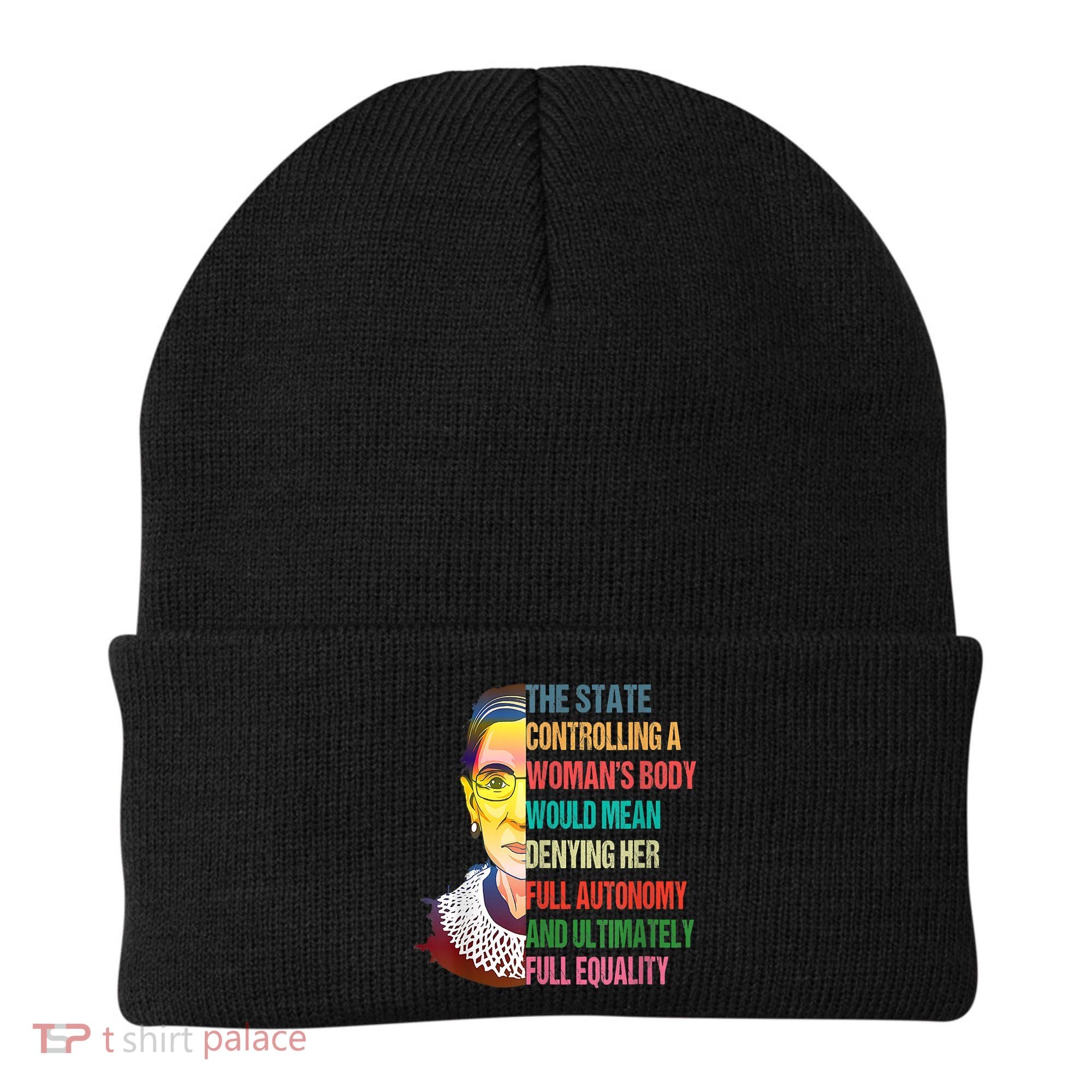 Ruth Bader Ginsburg Pro Choice My Body My Choice Feminist Beanie