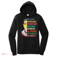 Ruth Bader Ginsburg Pro Choice My Body My Choice Feminist Women's Hoodie thumb 0