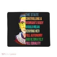 Ruth Bader Ginsburg Pro Choice My Body My Choice Feminist Mousepad thumb 0
