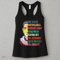 Ruth Bader Ginsburg Pro Choice My Body My Choice Feminist Women's Tank Top thumb 3