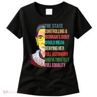 Ruth Bader Ginsburg Pro Choice My Body My Choice Feminist Women's T-Shirt thumb 0