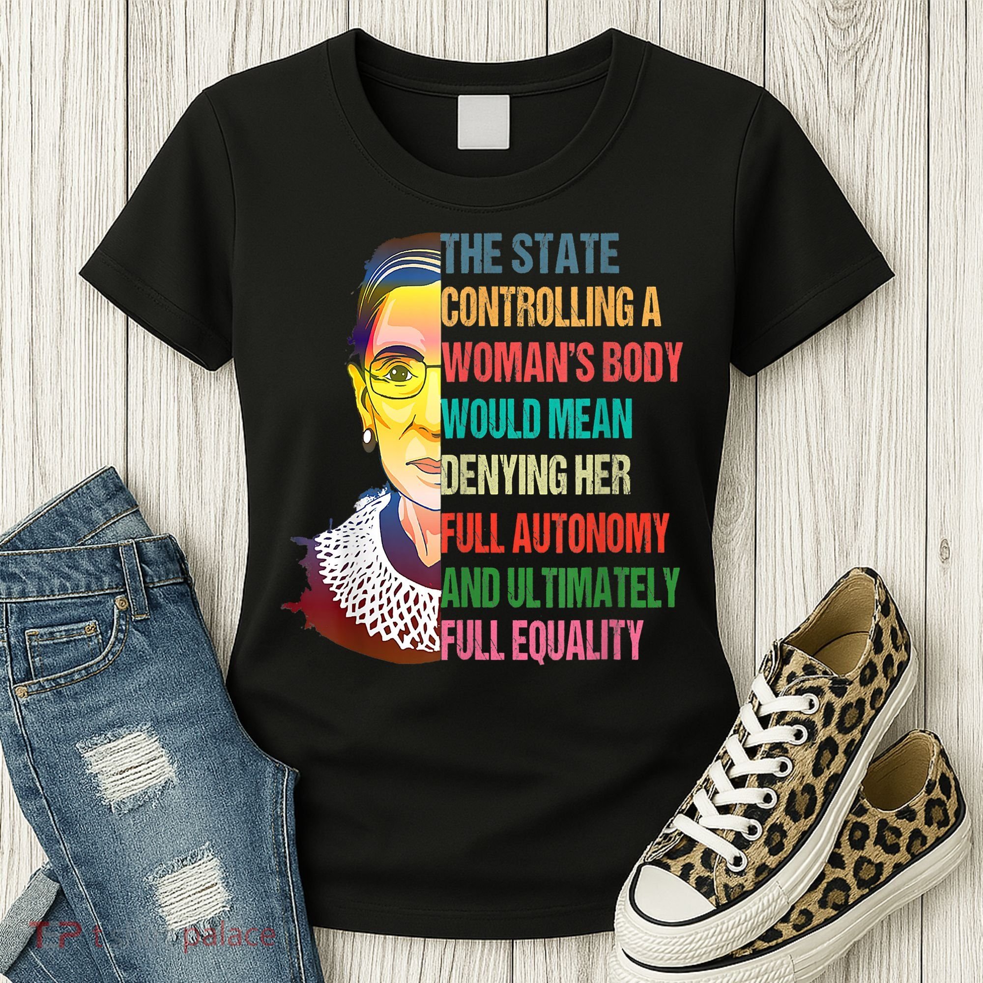 Ruth Bader Ginsburg Pro Choice My Body My Choice Feminist Women's T-Shirt