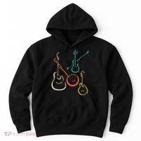 Retro Bluegrass Guitars Banjos Fiddles Mandolins Hoodie thumb 0