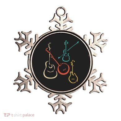 Retro Bluegrass Guitars Banjos Fiddles Mandolins Ornament