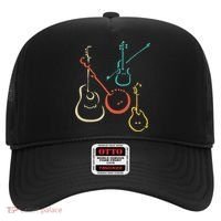 Retro Bluegrass Guitars Banjos Fiddles Mandolins Hat thumb 0