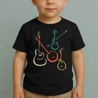 Retro Bluegrass Guitars Banjos Fiddles Mandolins Toddler T-Shirt thumb 2